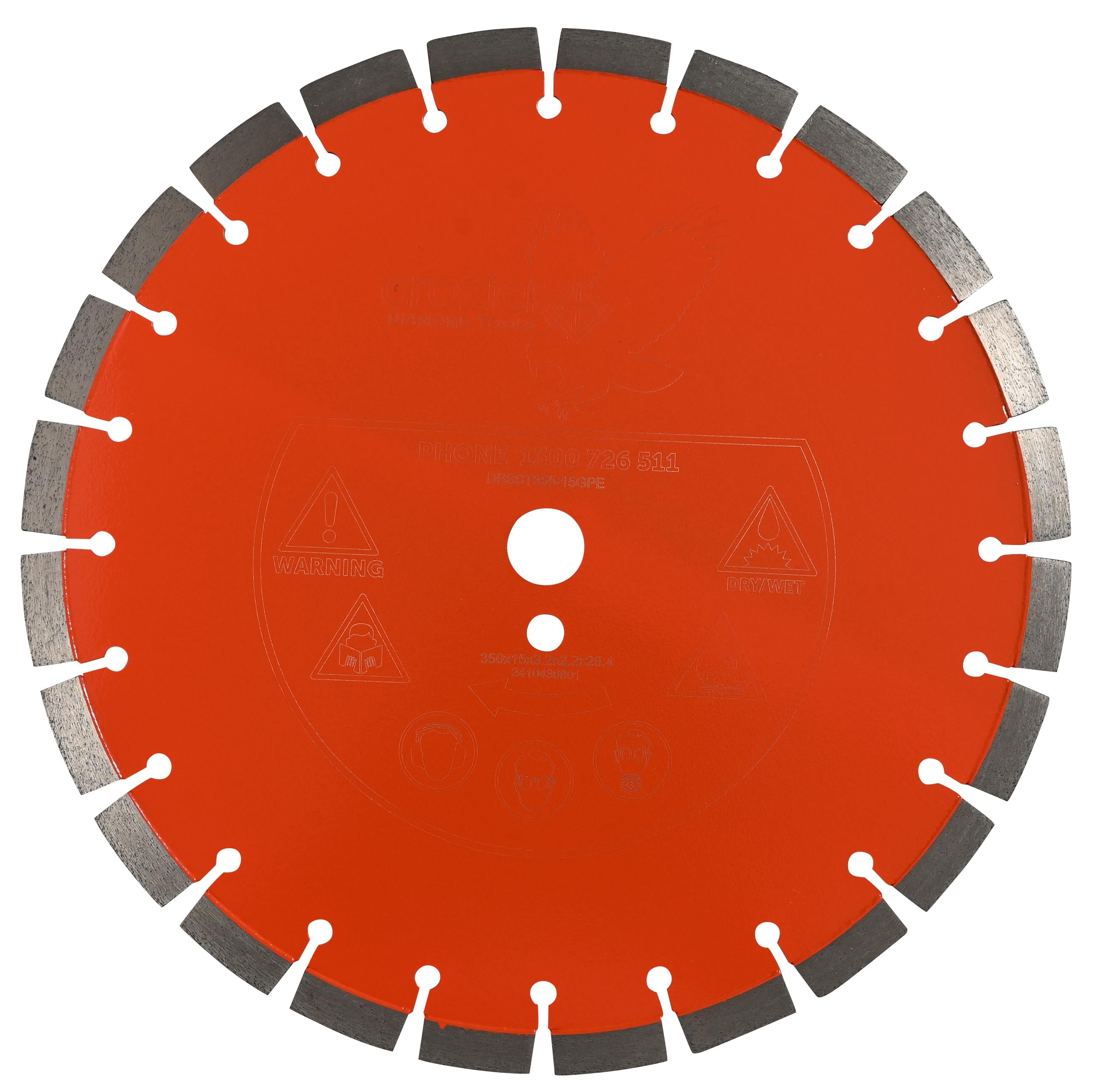 Professional Orange Combination Diamond Blade