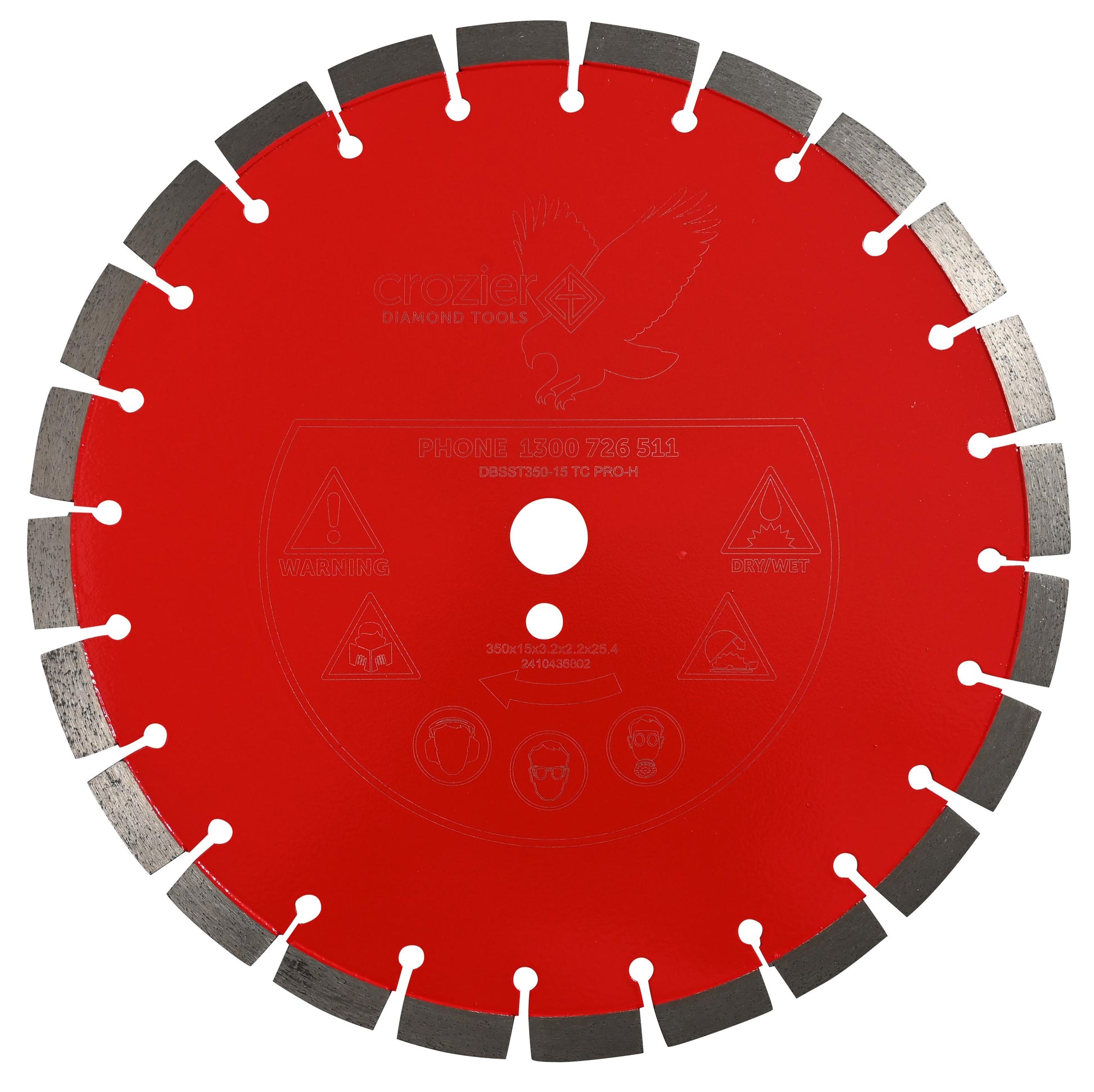Professional Red Double Diamond Blade
