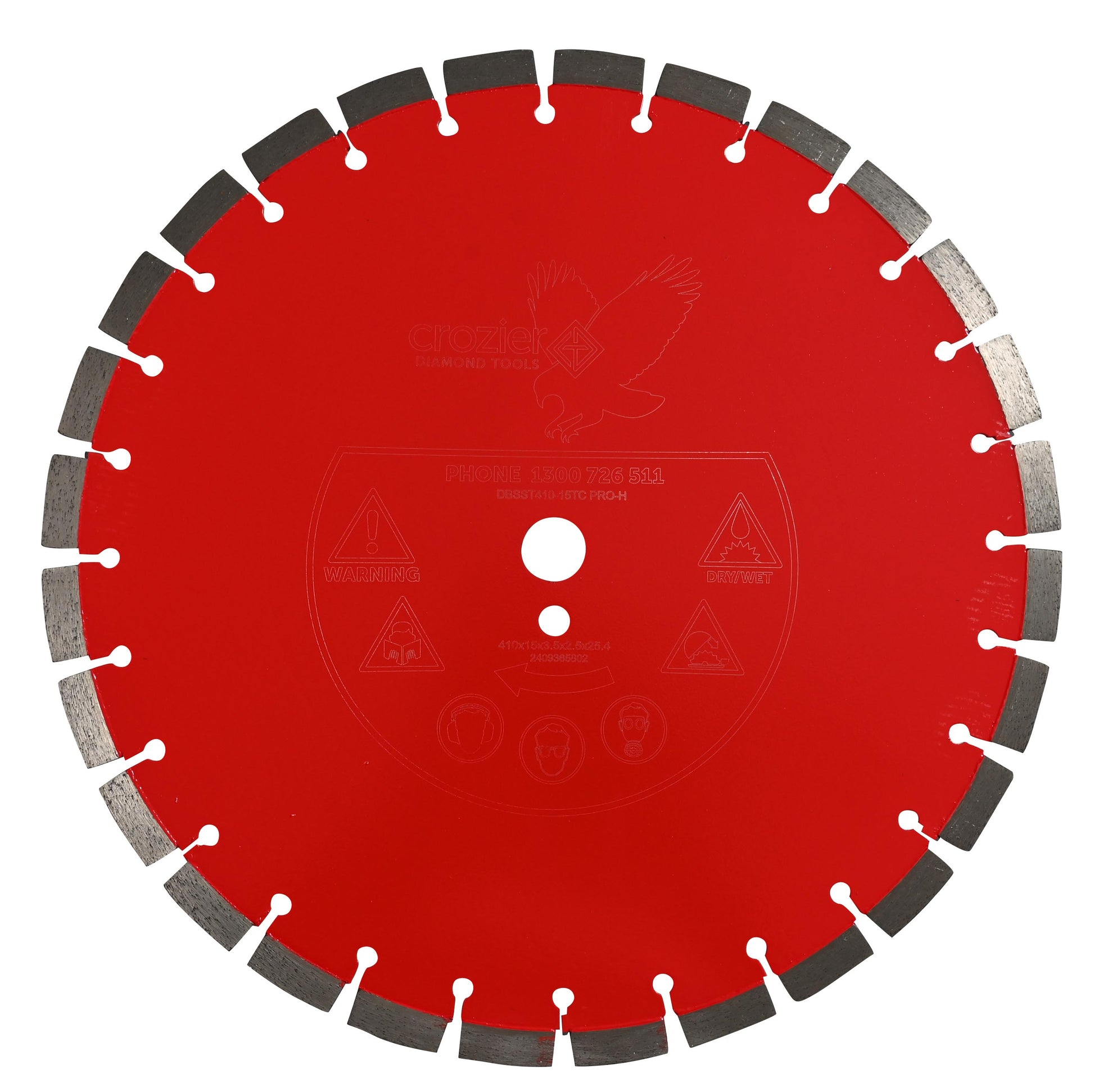 Professional Red Double Diamond Blade