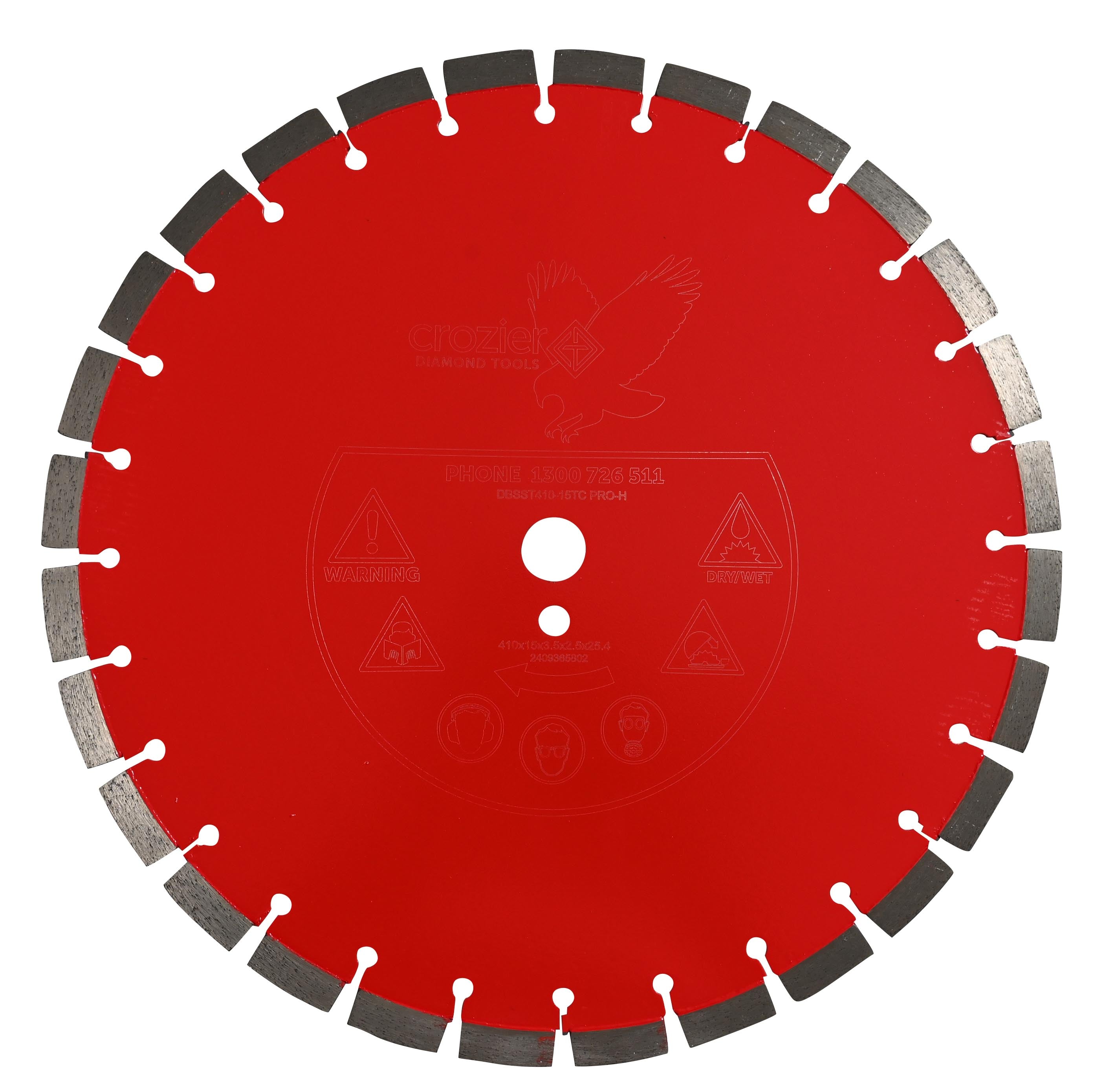 Professional Red Double Diamond Blade