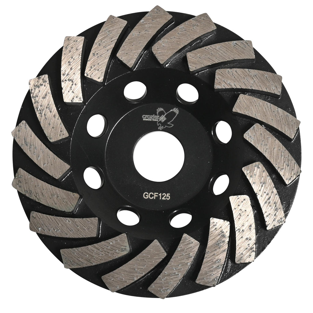 Professional Black Cup Wheel Coffin Segment