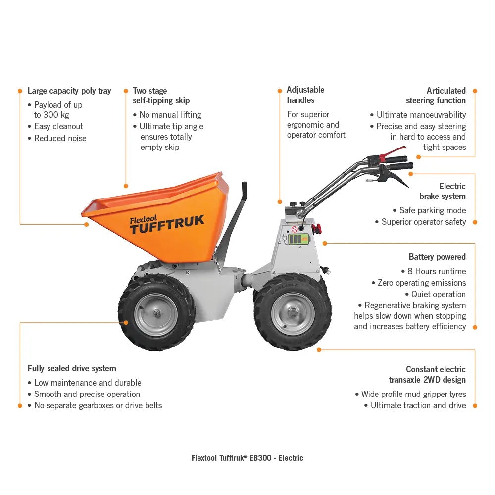 Flextool TuffTruk EB300 Electric 24 V