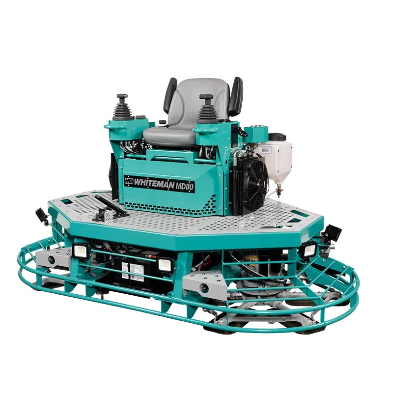 MQ Whiteman Ride-On Power Trowel MD80 46" - Hydrostatic - Vanguard 40 hp Petrol