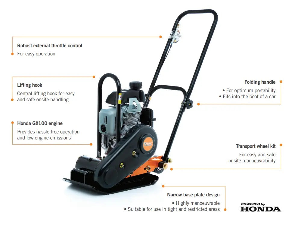 Flextool PortaPac FCP-48 48 kg - Honda 3 hp Petrol