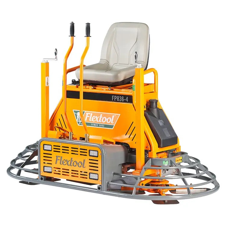Flextool ProFinish Ride-On Power Trowel FP836-4 36" - Honda 27 hp Petrol