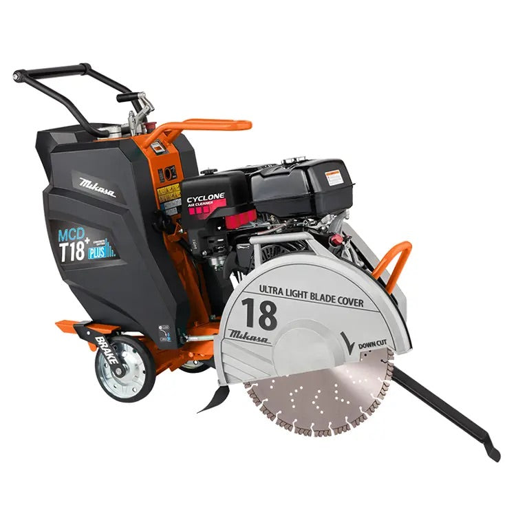 Mikasa Floor and Road Saw MCD-T18H-PLUS 18 inch - Honda 13 hp Petrol